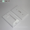 YGC-011 Placa de pared de corriente eléctrica con interruptor abatible con enchufe